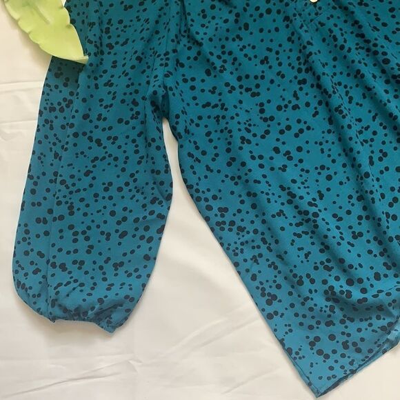 𝅺⭐️ADRIENNE Vitaddini 3/4 Polka Dot Blouse⭐️ - Picture 4 of 14
